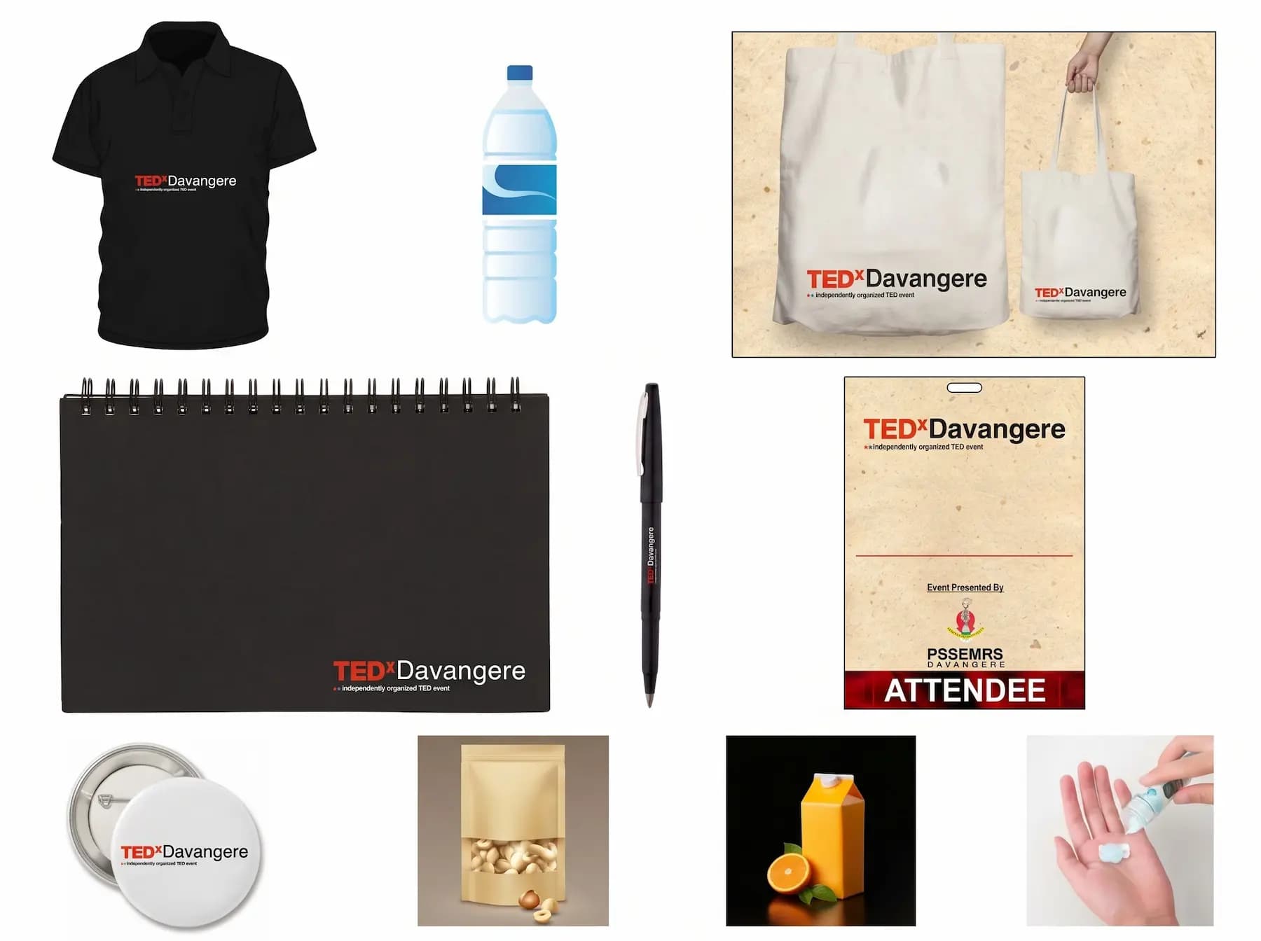 Premium Delegate Kit at TEDxDavangere