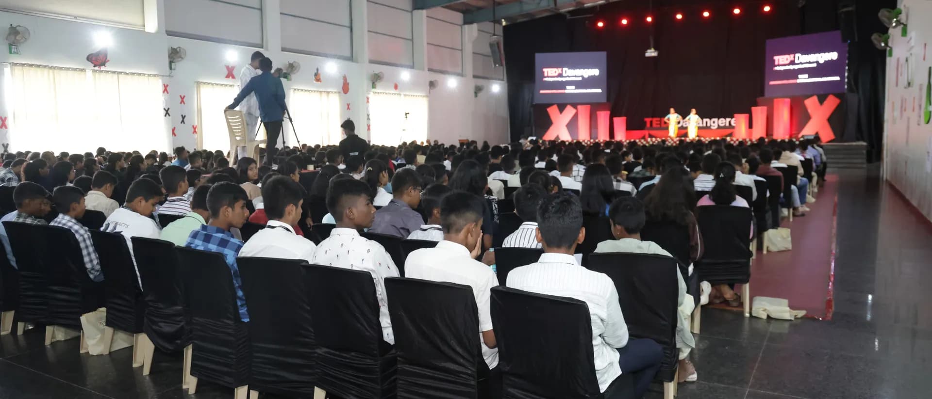 The hall during the afternoon session at TEDxDavangere 2025