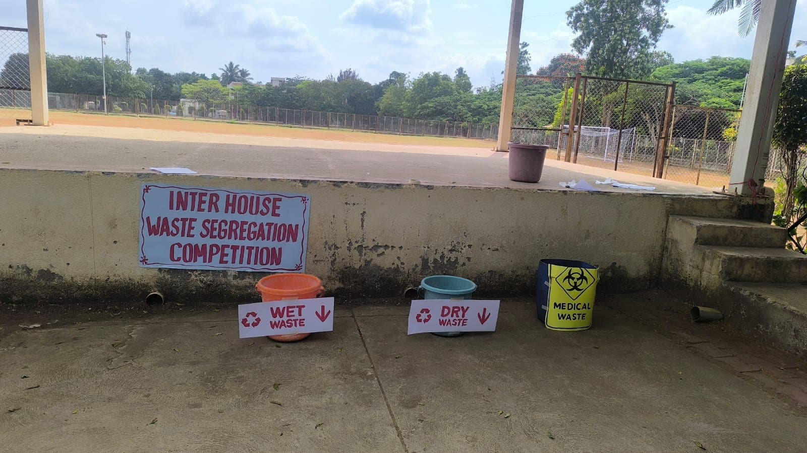 The Inter-House Waste Segregation Relay Competition Grades III–V